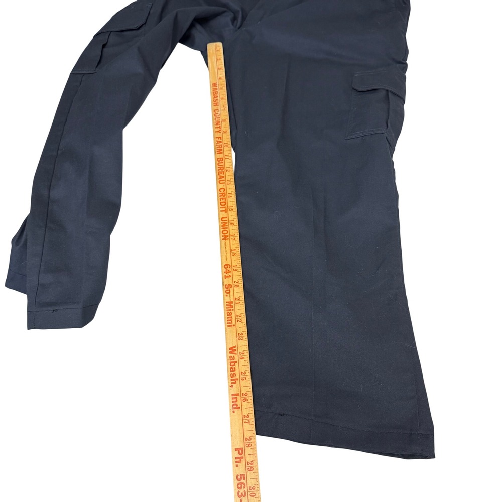 Dickies Mens 44 Regular Straight Flex Cargo Pants Dark Navy Blue Workwear - Picture 5 of 9